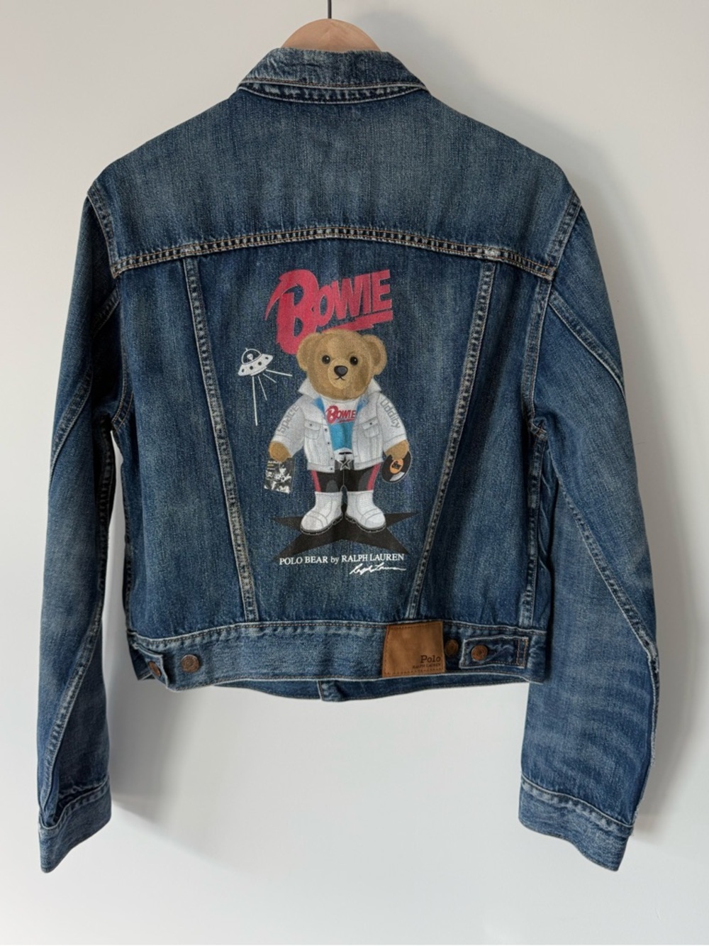 RARE 1-of-1 Polo Ralph Lauren Bowie Bear Jacket Selfridges Event M